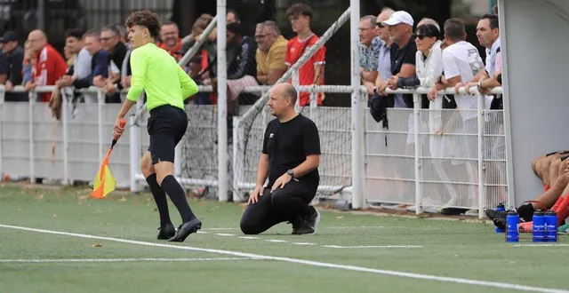 photo  damien millon, le coach de beaucouzé.  &copy;  archives philippe naudin 