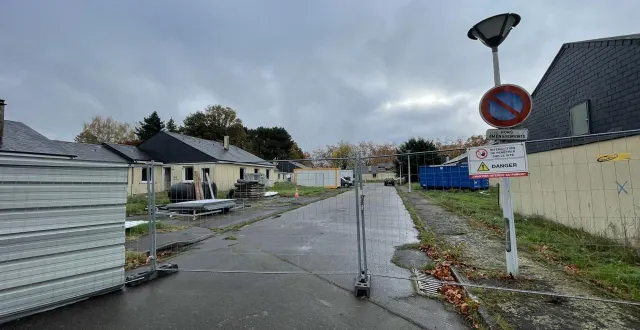 photo  dans le quartier des bruyères, au sud du mans (sarthe), le site des bouleaux compte 31 maisons individuelles, qui vont être rasées. historiquement implantées dans la cité des gamelles.  &copy;  ouest-france 
