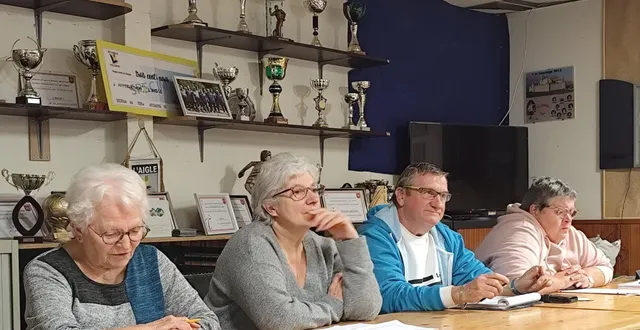 photo  lors de l’assemblée générale, vendredi soir, au local du grû.  &copy;  ouest-france 
