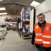 photo  hugues bourcier de saint-chaffay est responsable à la banque alimentaire de l’orne. 