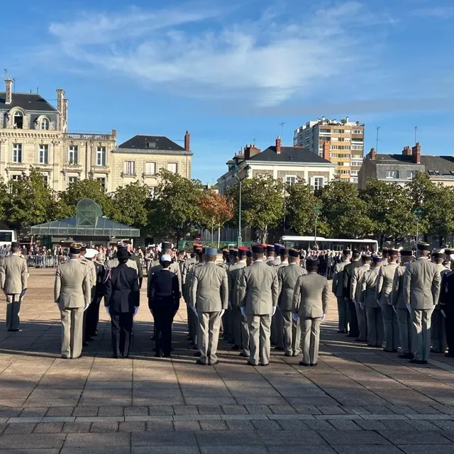 photo les membres des autorités militaires étaient nombreux.  ©  ouest-france