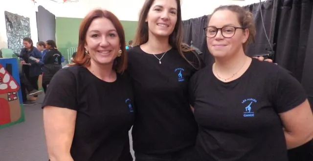 photo  les responsables du gala : de gauche à droite, laura hérault, justine todeschini, emeline desgranges.  &copy;  co 