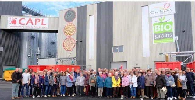 photo  une découverte pour les agriculteurs retraités, sur le site de perles d’anjou.  &copy;  co 