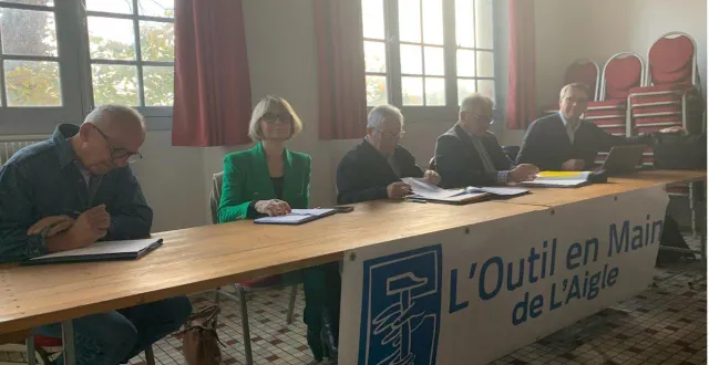 photo  c’est samedi matin, à la salle ferry, que l’outil en main de l’aigle a tenu son assemblée générale.  &copy;  ouest-france 