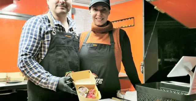 photo  nadège et juan carlos limones ont ouvert leur food-truck baptisé picante le 18 septembre 2025, ils sont chaque vendredi soir au rond-point du centre-bourg d’arnage.  &copy;  le maine libre 
