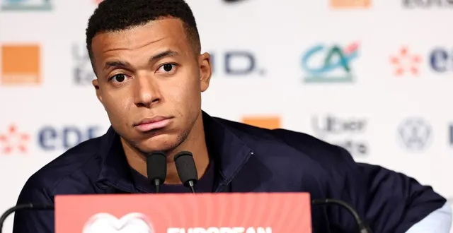 photo  kylian mbappé, le capitaine de l’équipe de france.  &copy;  franck fife / afp 