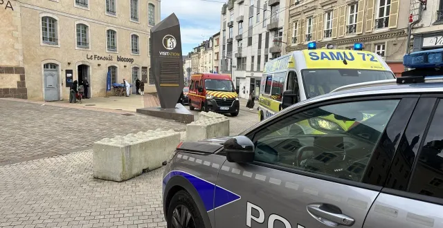 photo  le client d’un magasin en centre-ville du mans a été victime d’un malaise, dans la matinée de ce mercredi 12 novembre 2025. il est décédé sur place malgré l’arrivée rapide des secours.  &copy;  ouest-france 