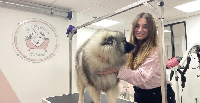 photo  à l’affût de tout ce qui se développe autour du bien-être animal, justine ménard pense aujourd’hui à suivre une formation ayant trait au toilettage comportemental.  &copy;  ouest-france 