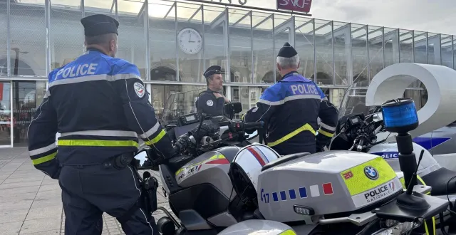 photo  une trentaine de policiers et agents de sûreté ferroviaire ont été mobilisés.  &copy;  ouest-france 
