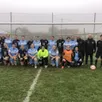 photo les équipes féminines seniors de football à 8 : entente egr – bocage manceau et entente lombron – savigné-l’évêque