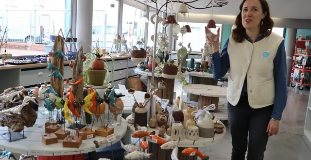 photo  la boutique du musée de la faïence et de la céramique de malicorne-sur-sarthe, dirigée par virginie davière, a enregistré une progression de 17 % de son chiffre d’affaires en 2025.  &copy;  ouest-france 
