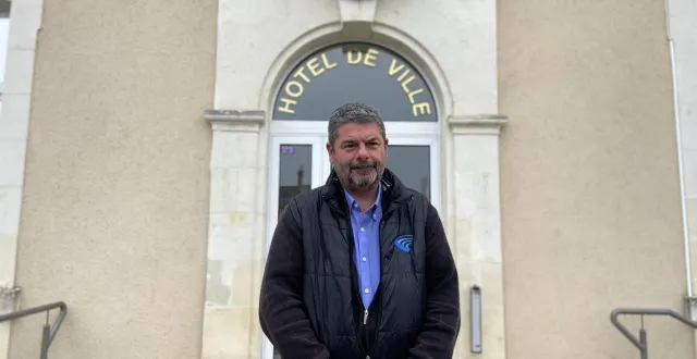 photo  nicolas mourier, maire d’aubigné-racan (sarthe) depuis 2020, annonce repartiren campagne pour sa réélection.  &copy;  ouest-france 