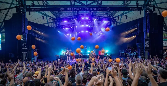 photo  saint-malô-du-bois (vendée), le vendredi 18 juillet. l’édition 2025 du festival poupet a attiré près de 115 000 festivaliers.  &copy;  archives festival de poupet – paul bellenfant 