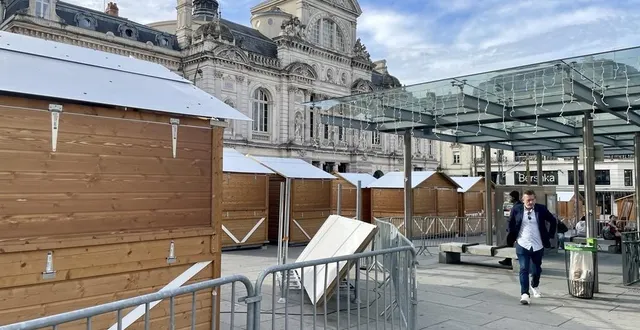 photo  une centaine de chalets ouvriront dans le centre-ville d’angers du 27 novembre au 30 décembre 2025.  &copy;  co - anthony pasco 