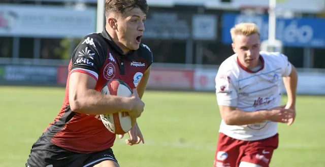 photo  l’ailier niortais paul marsan enchaînera une troisième titularisation consécutive en normandie.  &copy;  co - marie delage 