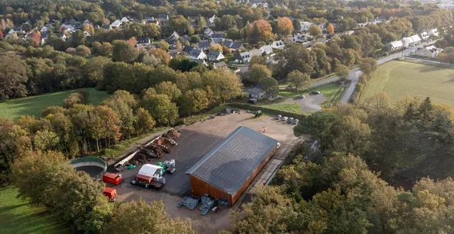 photo  terra ter : l’histoire d’une cohabitation impossible entre cette (petite) unité de compost de biodéchets et les riverains de la-chapelle-sur-erdre.  &copy;  archives franck dubray / ouest france 