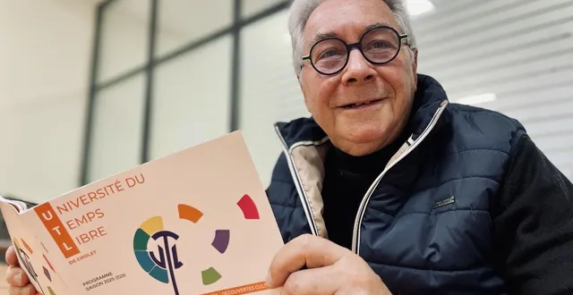 photo  cholet, le 23 octobre 2025. gilles merlet, président de l’université du temps libre (utl) de cholet.  &copy;  co – lucas rojouan 