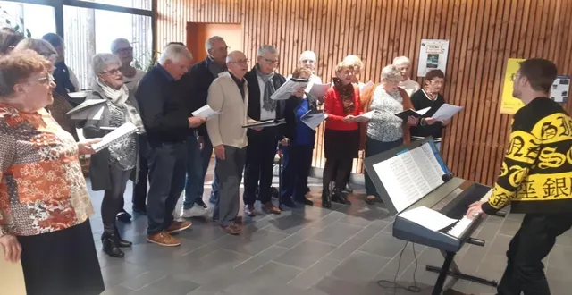 photo  la chorale plessis-mélodies a participé à la journée de solidarité pour le téléthon.  &copy;  ouest-france 