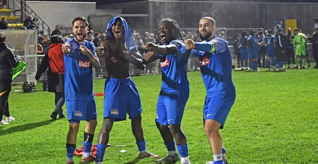 photo  beaucouzé est au 8e tour de la coupe de france !  &copy;  photopqr/la nouvelle republique/maxppp 