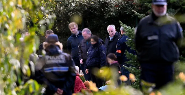 photo  cholet, 9 novembre 2023. reconstitution du drame du 14 juillet 2022, pendant les célébrations de la fête nationale, un accident de tir s’est produit.  &copy;  archives josselin clair – co 
