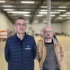photo  pascal vauloup, chef de l’entreprise elairgie dans l’orne, et nicolas cusson, directeur du nouveau centre de travaux de flers, dans l’orne. 