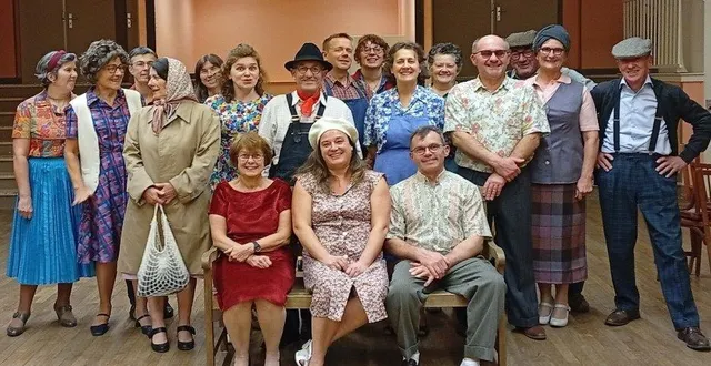 photo  la troupe gacé amitiés.  &copy;  ouest-france 