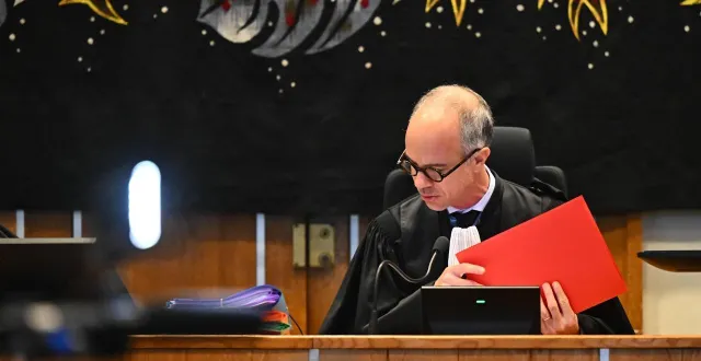 photo  ouverture au palais de justice d’angers (maine-et-loire) du procès du drame du feu d’artifice de cholet qui avait fait deux morts et une quinzaine de blessés le 14 juillet 2022.  &copy;  franck dubray / ouest france 