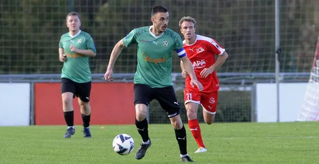 photo  alexandre gautreau porte le brassard de capitaine de l’us saint-varent pierregeay depuis la saison 2024-2025.  &copy;  co - christophe bernard 