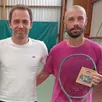 photo  christophe berthet, président du club de tennis et sébastien frigolet, entraîneur et éducateur. 
