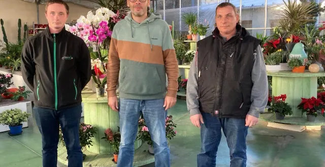 photo  gaétan eillien, dany taleb, conseiller en insertion et charles berard, lors du duoday 2024.  &copy;  dany taleb 