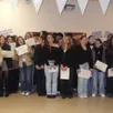 photo les élèves à l’issue de la remise des diplômes du brevet.