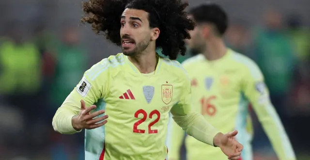 photo  marc cucurella et l’espagne affrontent la turquie, ce mardi 18 novembre. à quelle heure et sur quelle chaîne suivre la rencontre ?  &copy;  irakli gedenidze / reuters 