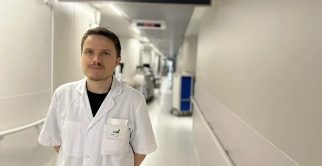 photo  guillaume cosseron est infectiologue au centre hospitalier du mans.  &copy;  photo le maine libre 