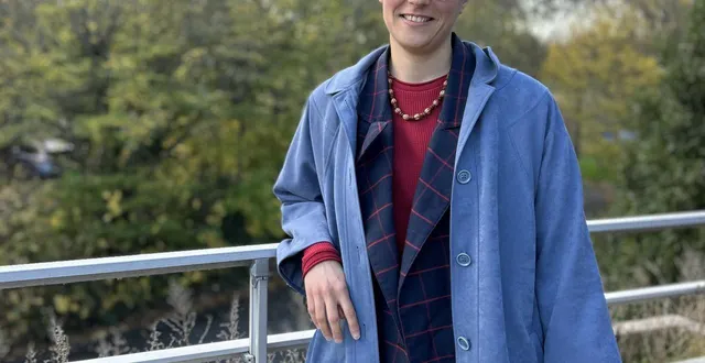 photo  les ponts-de-cé, le 17 novembre 2025. lucile bourguignon, président de l’âme du fil et représentante de fashion révolution france à angers.  &copy;  co 
