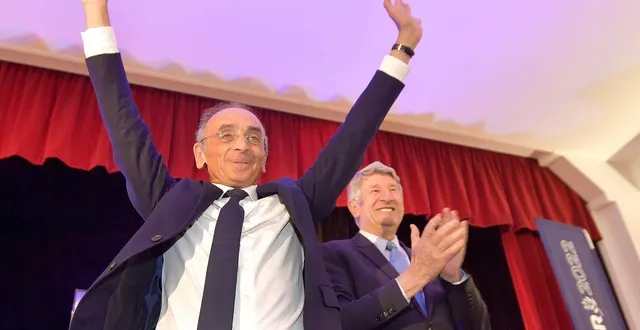 photo  éric zemmour était déjà venu aux sables-d’olonne, en 2022, accompagné de philippe de villiers.  &copy;  jérôme fouquet / ouest-france 