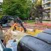 photo  les travaux de déploiement du deuxième réseau de chaleur sont en cours dans certains quartiers du mans. 