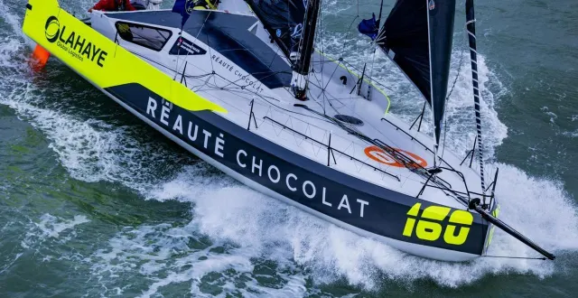 photo  lomano takasi a connu une première traversée compliquée, avec son nouveau class40, mais estime avoir beaucoup appris.  &copy;  lomano takasi 