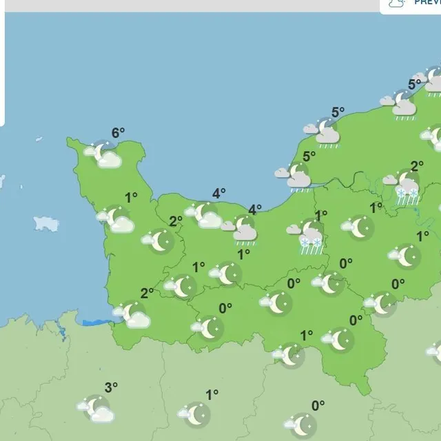 photo puis à lisieux et rouen.  ©  capture d’écran météo france
