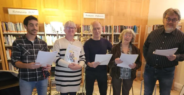 photo  les lecteurs : david bourgeais, véronique chauvin, pierre baliteau, christiane serreau et nicolas cirio.  &copy;  co 