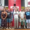 photo le bureau du football-club longuenée-en-anjou (maine-et-loire) qui organisait ce samedi sa fête des familles à l’espace longuenée apporte son soutien entier à ses coprésidents cyril gillet et matthieu maugeais (à droite au premier rang).
