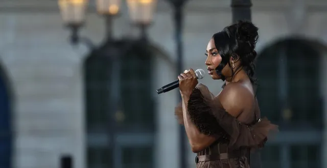 photo  aya nakamura en concert place vendôme à paris le 23 juin 2024. photo d’illustration.  &copy;  victor boyko/getty images via afp archives 
