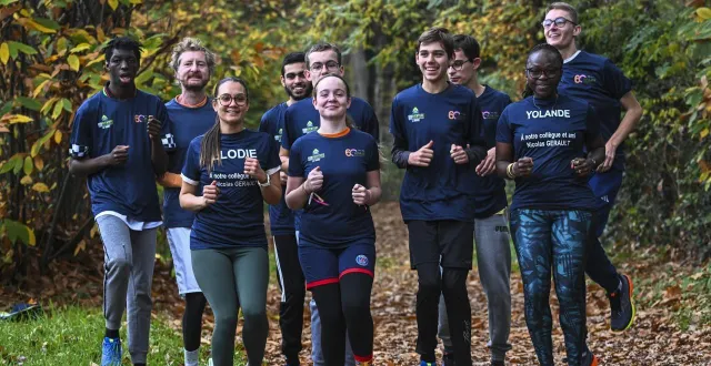 photo  une semaine avant la course, les jeunes et encadrants continuent de s’entraîner pour être en excellente condition physique le jour j.  &copy;  photo : le maine libre - denis lambert 