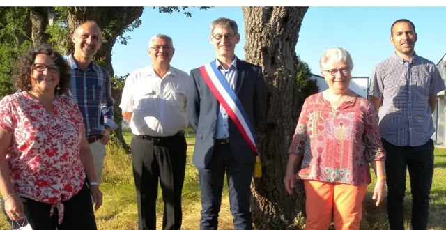 photo  en 2020, monique leroy, première adjointe, ici aux côtés du maire philippe reverdy, était en charge de la vie locale.  &copy;  co 