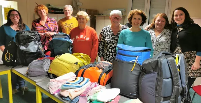 photo  les fem’meuh’z et leur accompagnateur technique s’envolent pour le maroc cet après-midi.  &copy;  le maine libre. 
