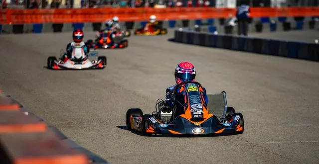 photo  axel dapp sur la piste de las vegas.  &copy;  twenty-one creation / projet 24 