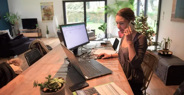photo  selon une étude de l’observatoire du télétravail (émanation de la branche cadres de la cgt), 51 % des télétravailleurs sont des femmes, principalement âgées de 30 à 39 ans. elles travaillent majoritairement dans des entreprises de plus de 5 000 salariés, notamment dans l’informatique et les télécommunications.  &copy;  photo archives po - nathalie bourreau 