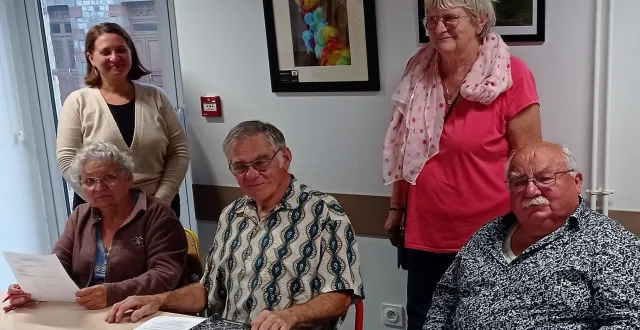 photo  les bénévoles du téléthon de la commune.  &copy;  ouest-france 