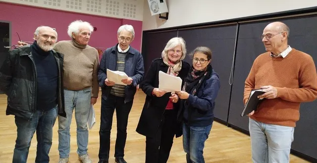 photo  lors d’une des dernières répétitions avant le jour j.  &copy;  le maine libre 