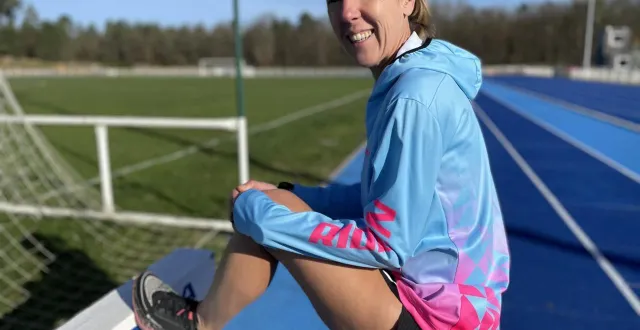 photo  si elle affectionne particulièrement les épreuves de plus longue distance, audrey provost est aussi à l’aise sur le 10 km.  &copy;  le maine libre 