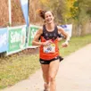 photo la sarthoise séverine hamel, lors de sa victoire sur le 10 km du maine libre, en 2023.